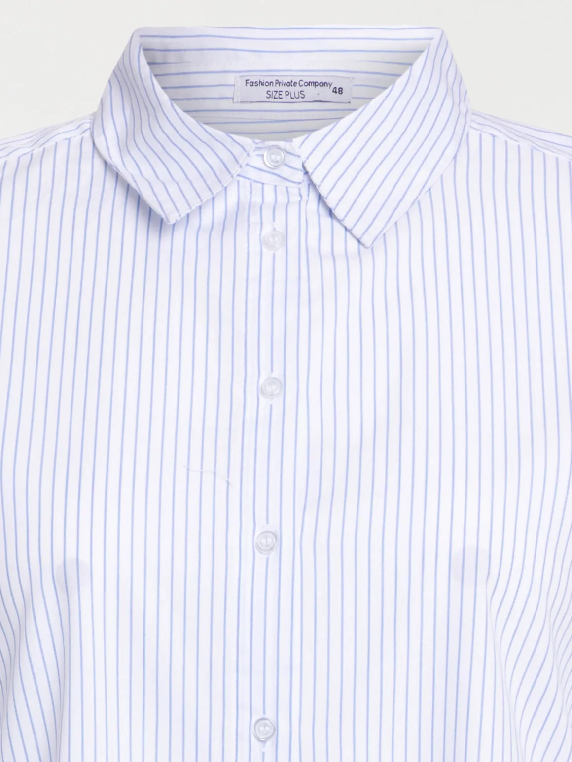 Chemise rayée femme grande taille