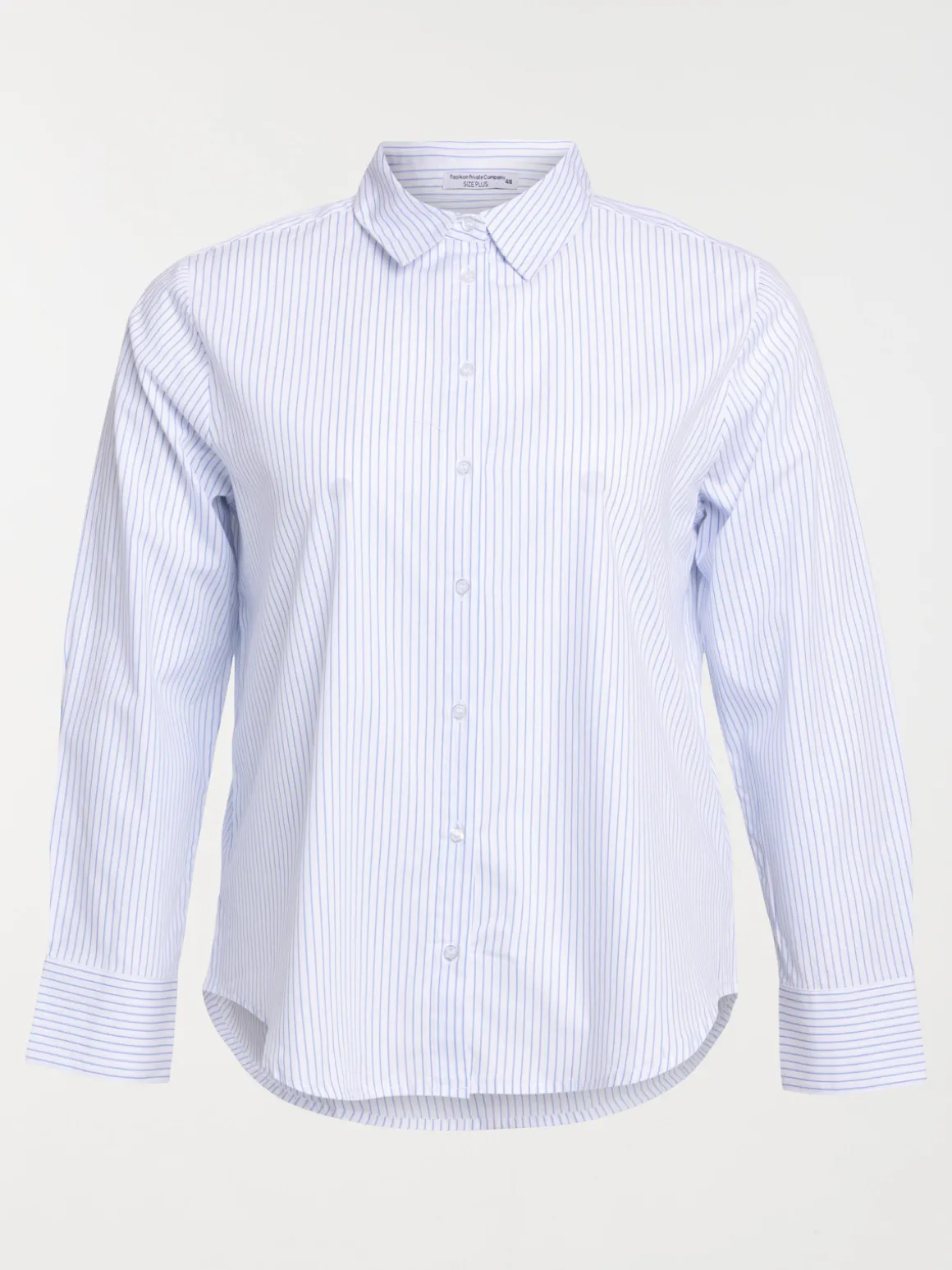 Chemise rayée femme grande taille