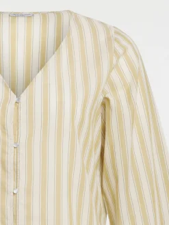 Chemise rayée grande taille femme