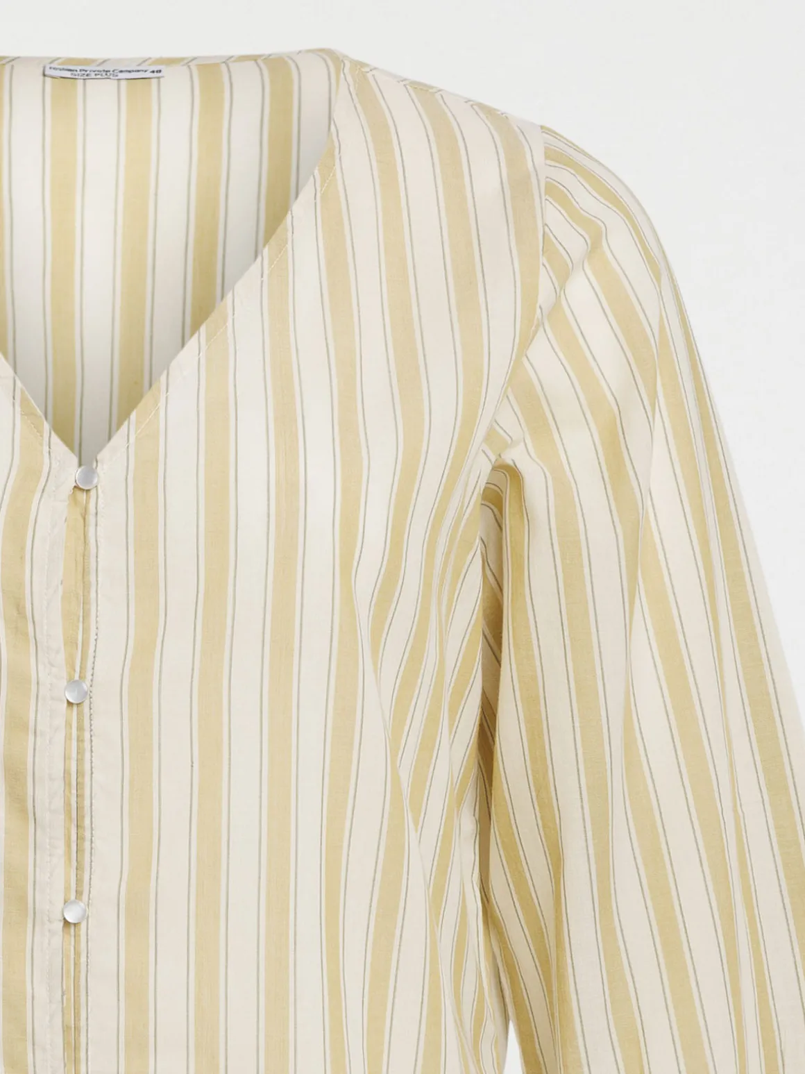 Chemise rayée grande taille femme