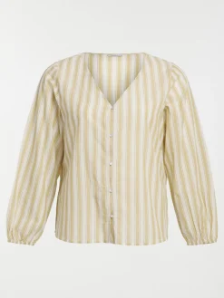 Chemise rayée grande taille femme