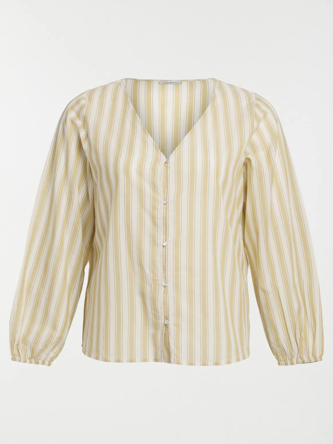 Chemise rayée grande taille femme