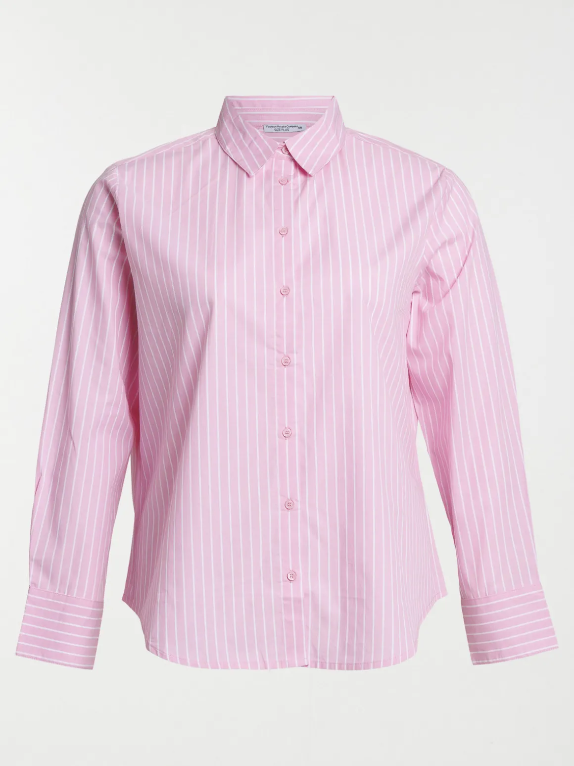 Chemise rayée grande taille femme
