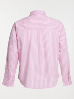 Chemise rayée grande taille femme