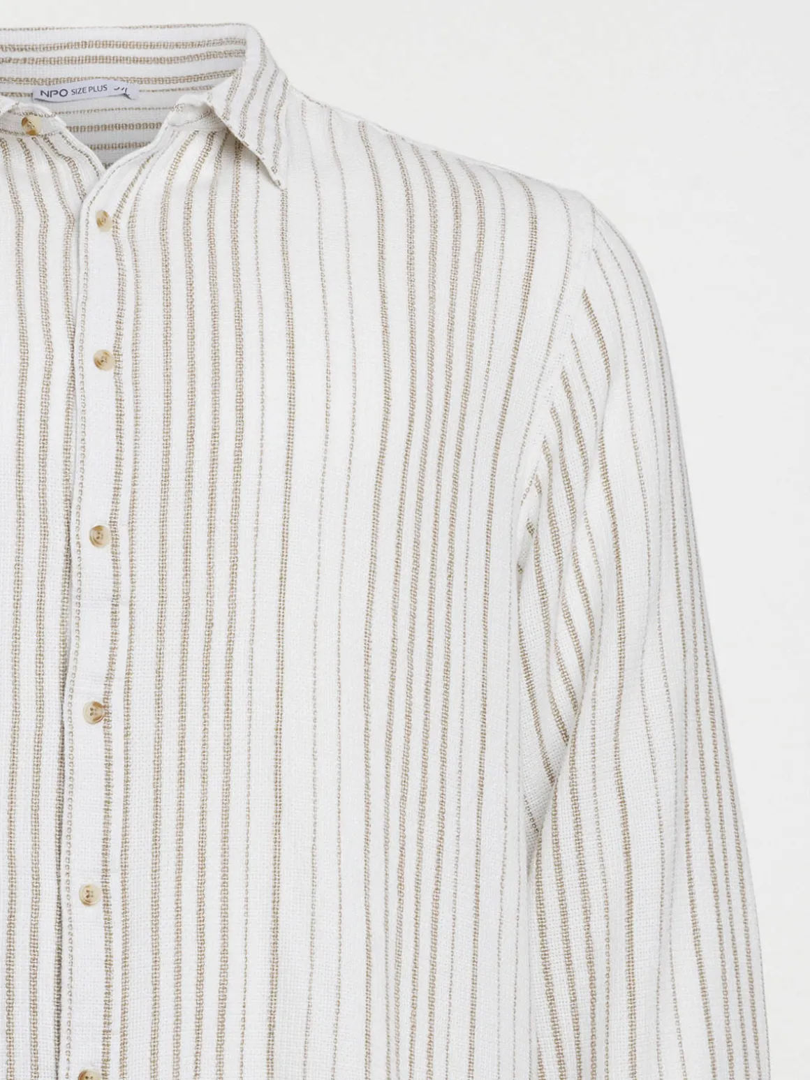 Chemise rayée grande taille homme