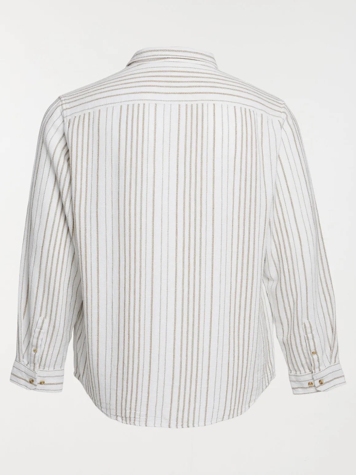 Chemise rayée grande taille homme
