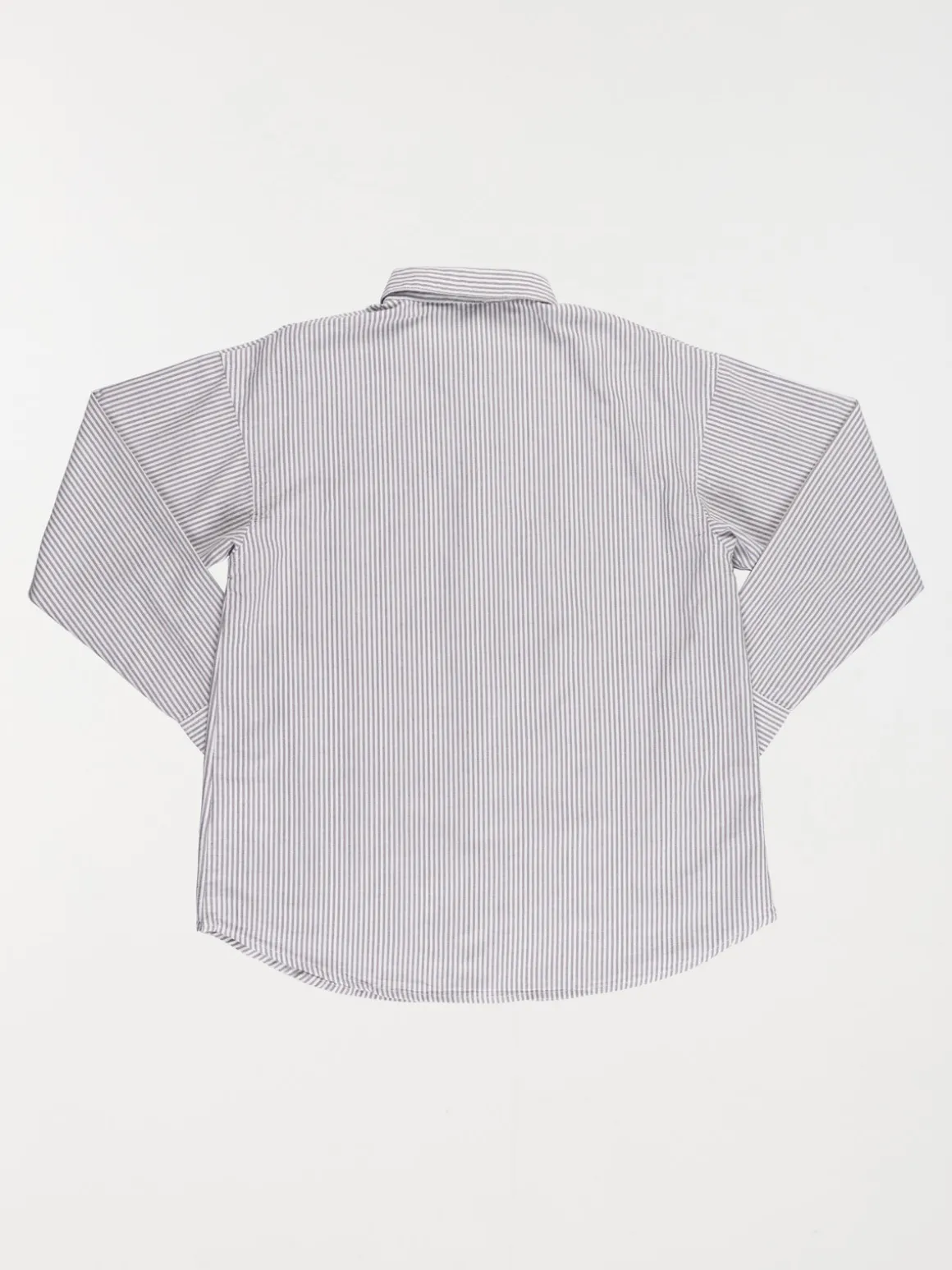 Chemise rayée grise fille (XXS-M)