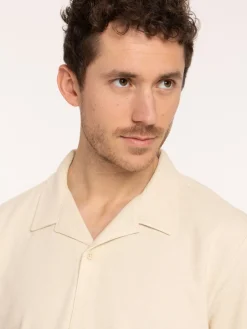 Chemisette col tailleur homme