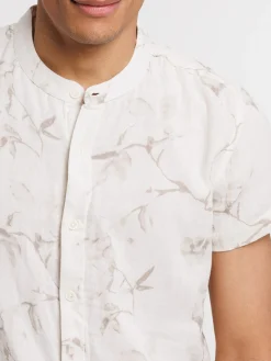 Chemisette motif floral homme