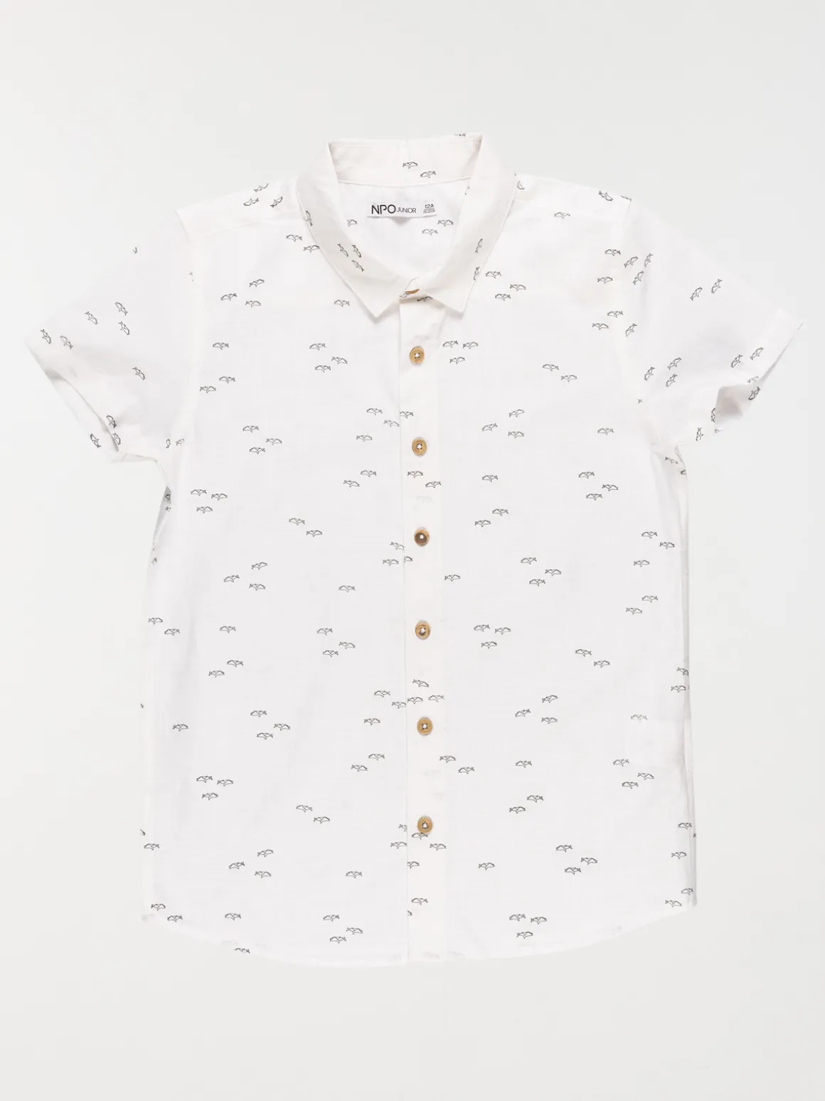 Chemisette motif requin garçon (10-16A)