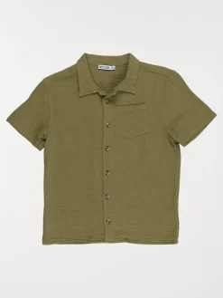 Chemisette olive fiesta garçon (3-12A)