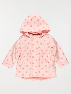 Ciré à capuche fleuri fille (3-24M)