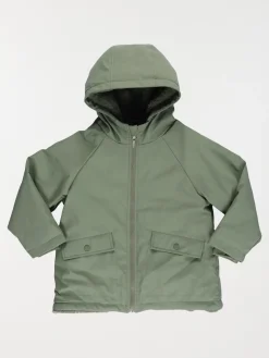 Ciré à capuche vert fille (3-12A)