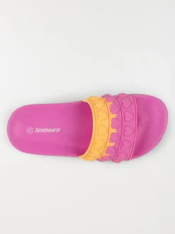 Claquette coeurs en relief fille (31-39)