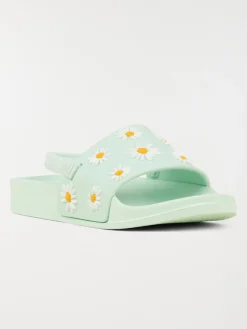 Claquette marguerites fille (24-30)