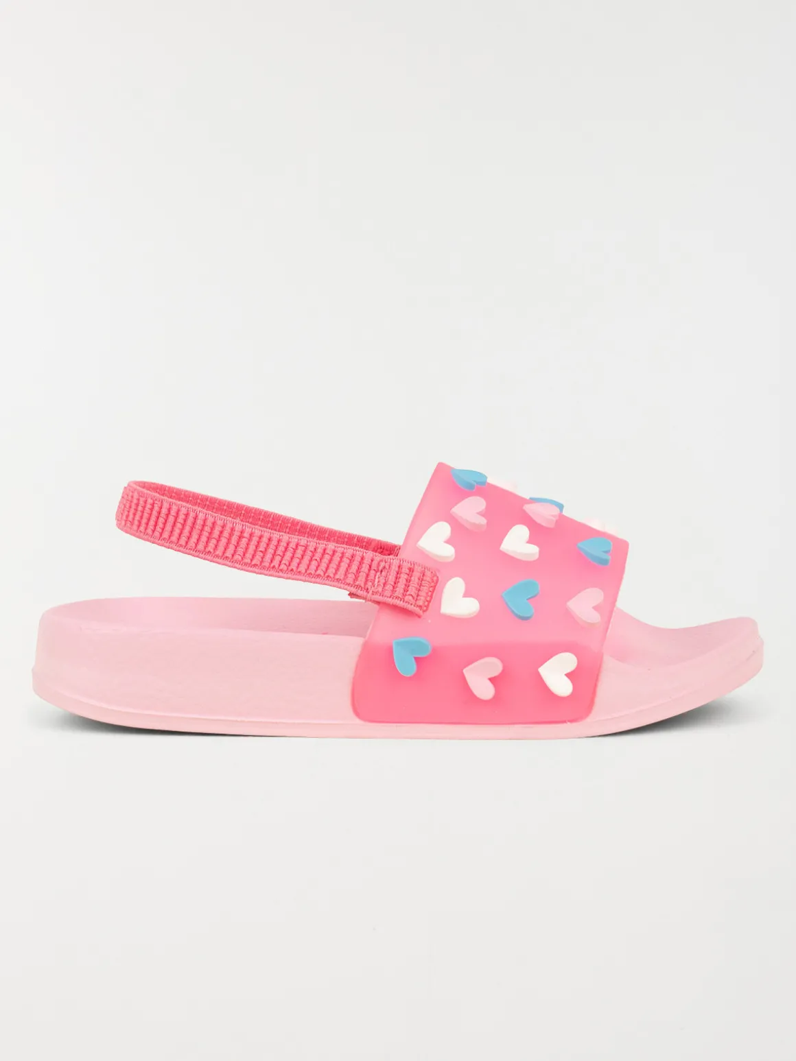 Claquette motif coeur fille (24-30)