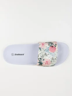 Claquette motif floral femme (36-41)