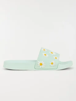 Claquette vert menthe fille (31-35)