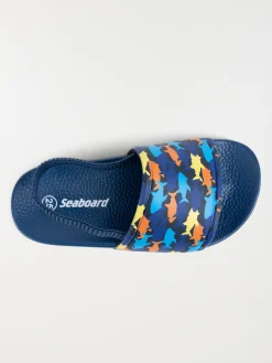 Claquettes motif requin garçon (24-30)