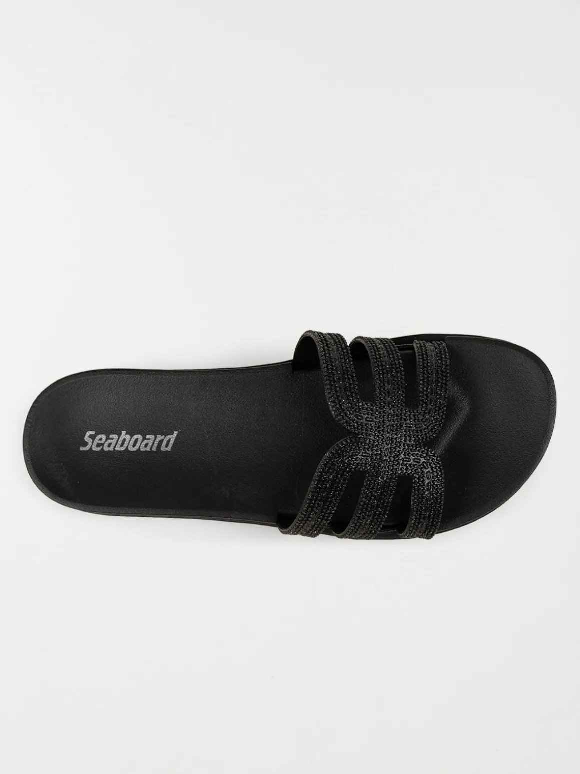 Claquettes noires femme (36-41)