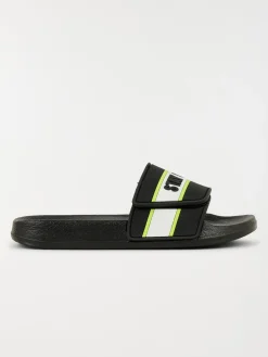 Claquettes noires garçon (31-35)