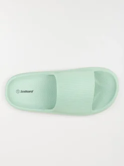 Claquettes vert d'eau femme (36-41)