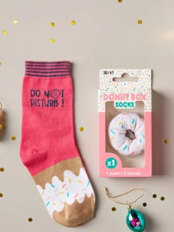 Coffret chaussettes donut femme