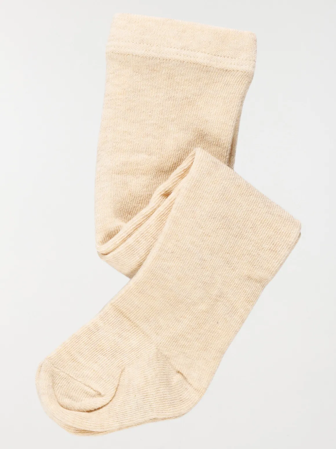 Collants chauds bébé beige clair