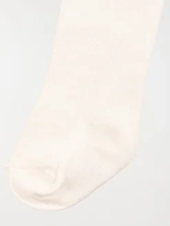 Collants chauds bébé écru