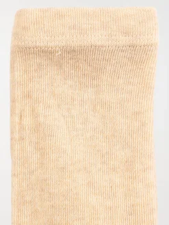 Collants chauds beige clair chiné fille