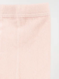 Collants chauds coloris rose fille