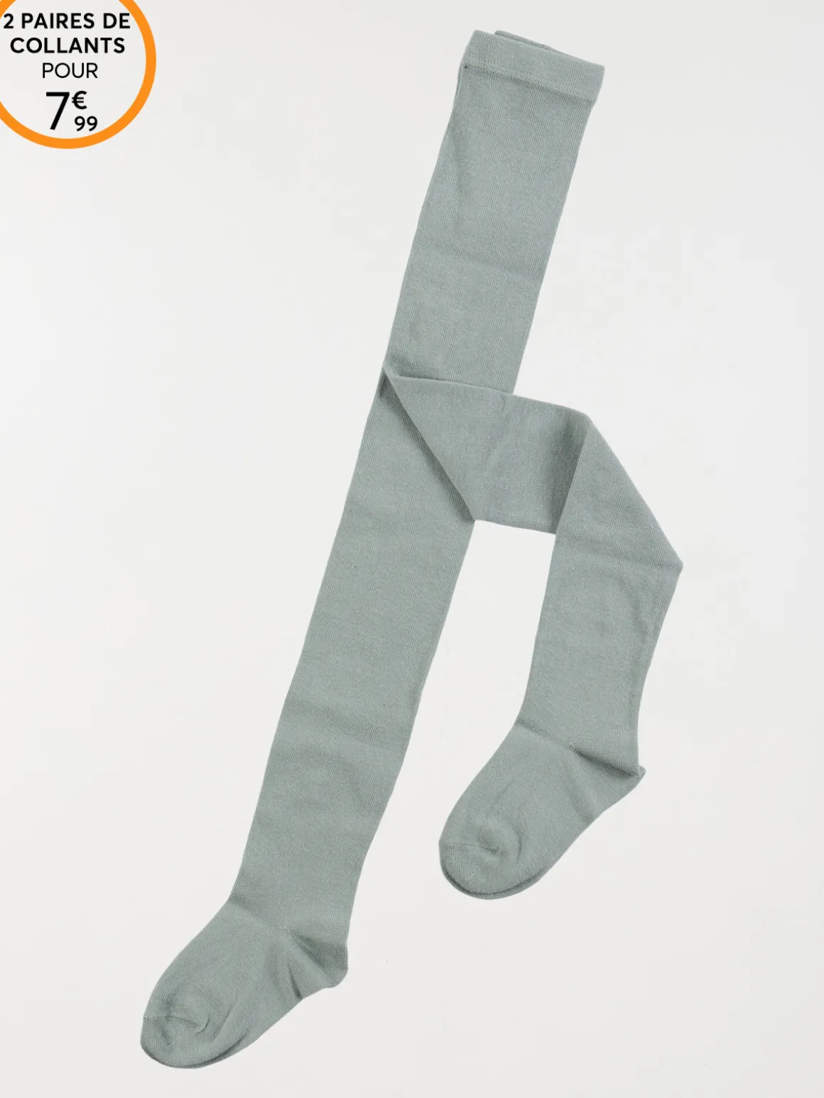 Collants chauds coloris sauge fille