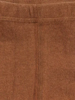 Collants chauds fille camel
