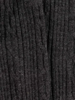 Collants chauds torsadés fille gris