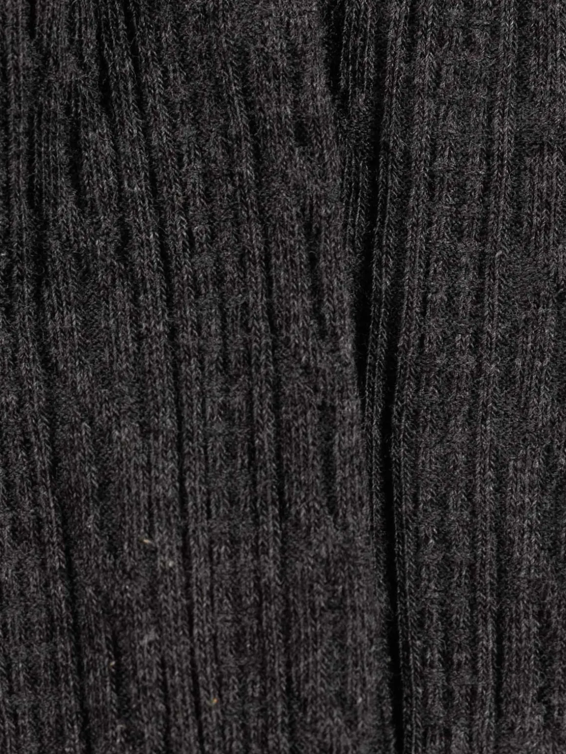 Collants chauds torsadés fille gris