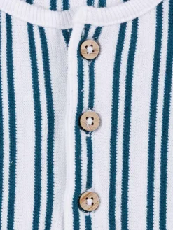 Combinaison à rayures garçon (3-24M)