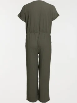 Combinaison col V grande taille femme