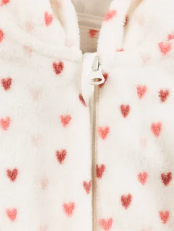 Combinaison imprimé coeur fille (3-36M)
