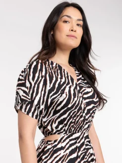 Combinaison motif animalier femme