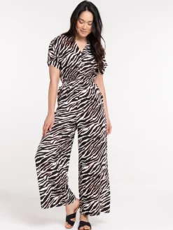 Combinaison motif animalier femme