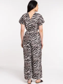 Combinaison motif animalier femme