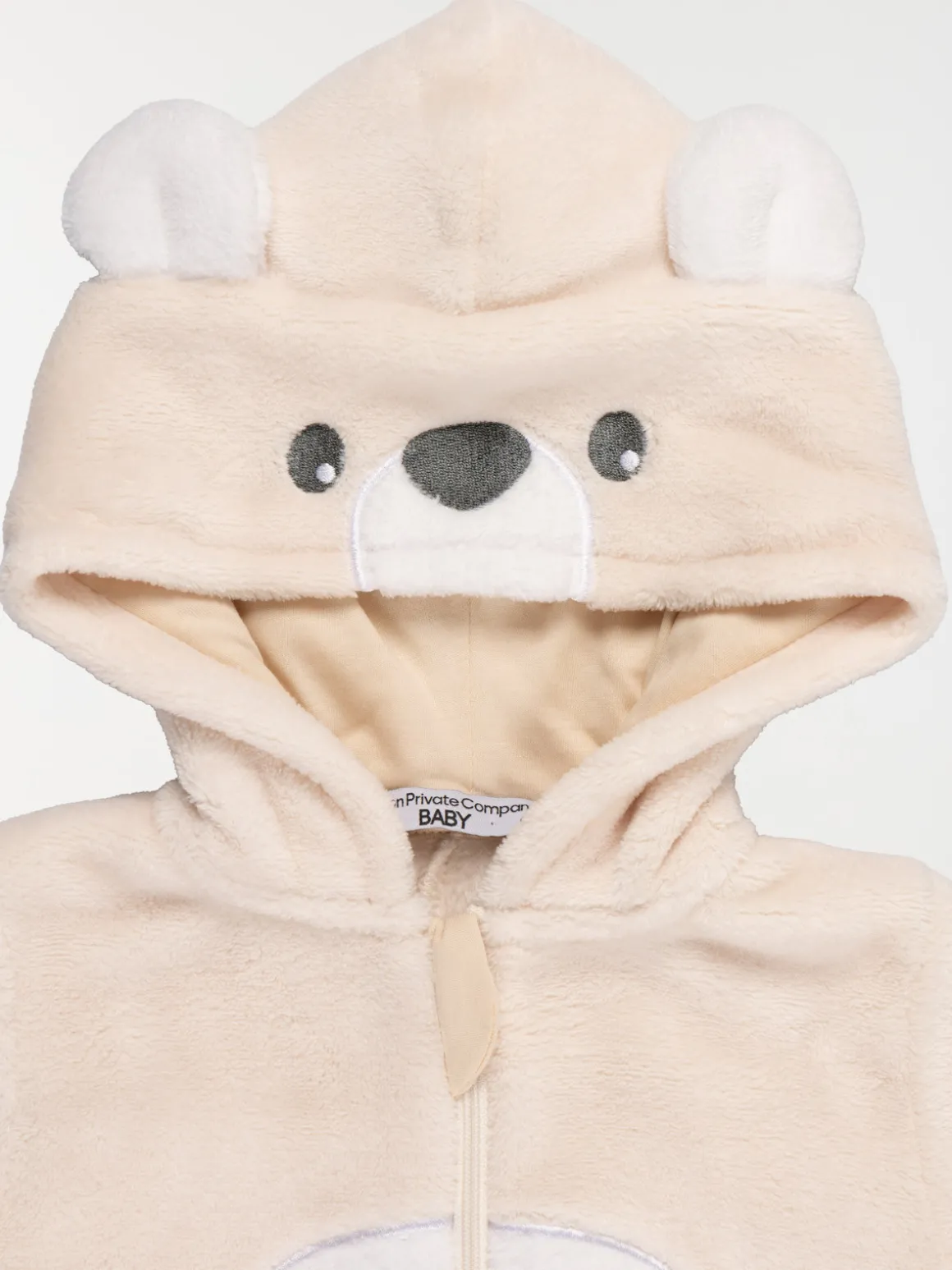 Combinaison ourson capuche fille (3-36M)