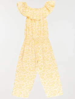 Combipantalon fleuri fille (3-12A)