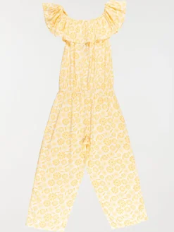 Combipantalon fleuri fille (3-12A)