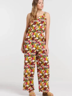 Combipantalon imprimée femme