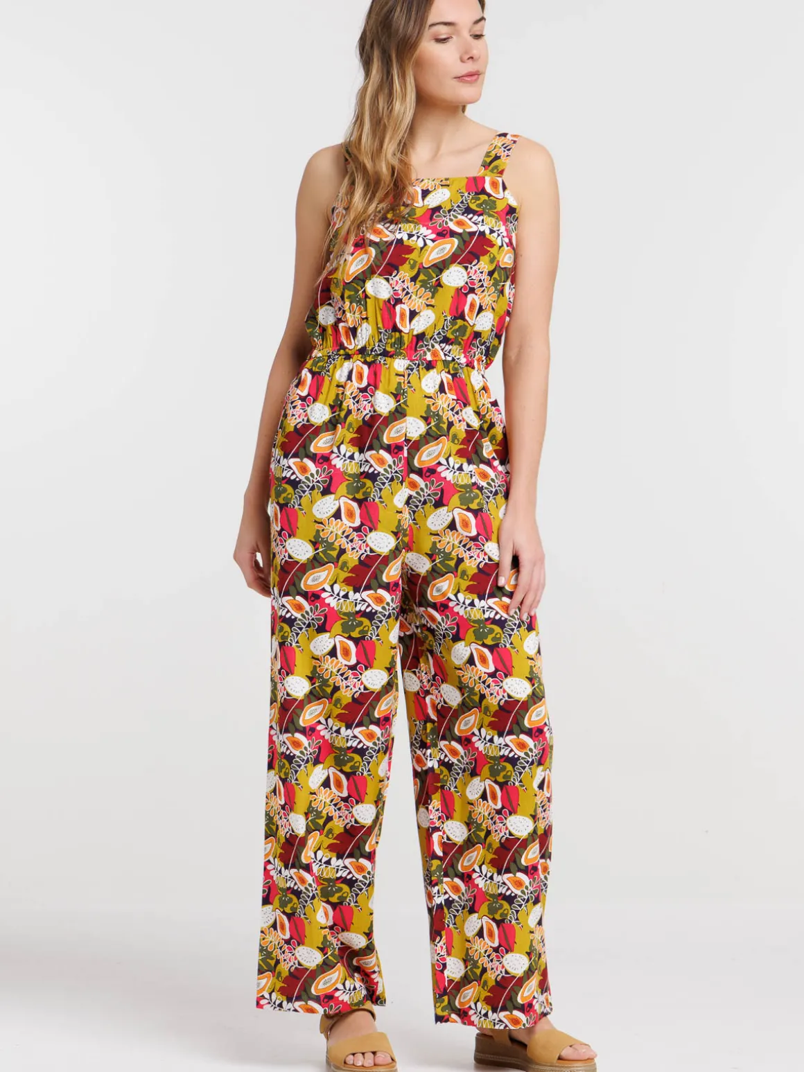 Combipantalon imprimée femme