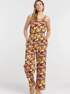 Combipantalon imprimée femme