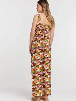 Combipantalon imprimée femme