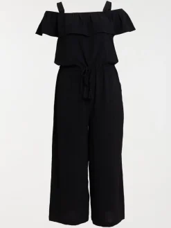 Combipantalon noire grande taille femme