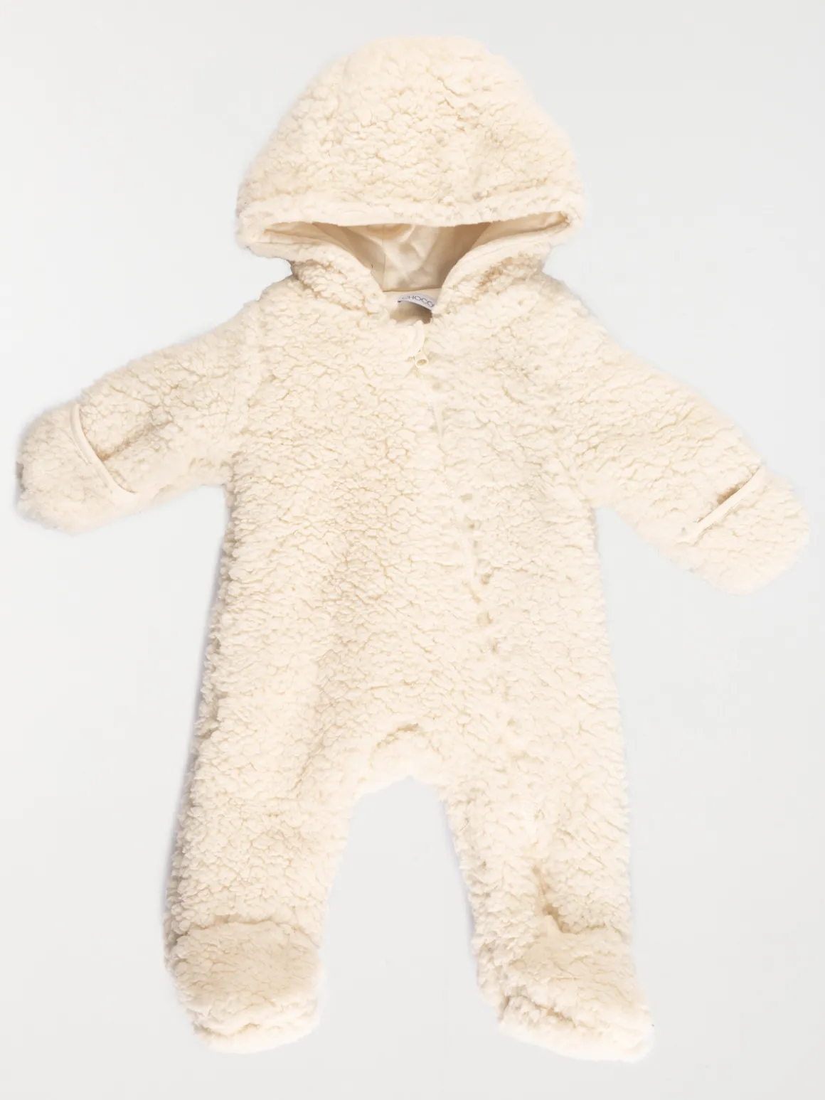 Combi-pilote naissance écru bébé (0-12M)